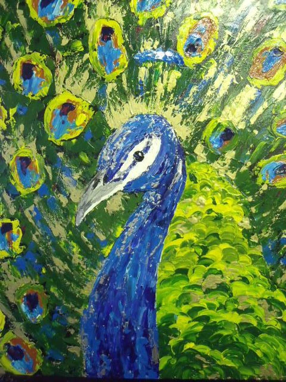 Peacock Pete 2nd painting